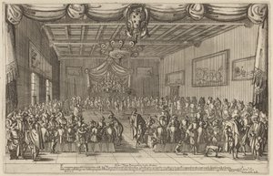 Bankiet Piacevoli, 1627. autorstwa Stefano della Bella