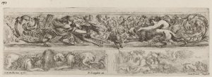Trzy ozdobne opaski, prawdopodobnie 1648. autorstwa Stefano della Bella