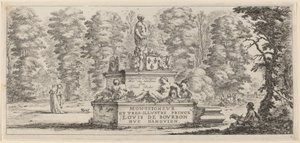 Strona tytułowa dla nurków, w roku 1647 lub wcześniej. autorstwa Stefano della Bella