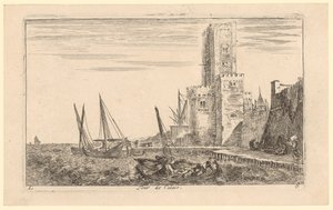 Wieża w Calais autorstwa Stefano della Bella
