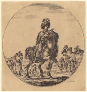 Węgierski jeździec autorstwa Stefano della Bella