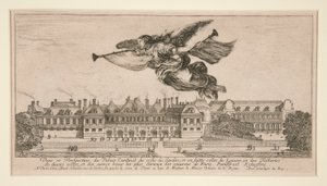 Veue et Perspective du Palais Cardinal (Widok i perspektywa Pałacu Kardynała) autorstwa Stefano della Bella