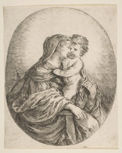 Dziewica obejmująca Dzieciątko Jezus, ok. godz. 1641. autorstwa Stefano della Bella