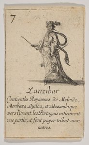 Zanzibar, 1644. autorstwa Stefano della Bella