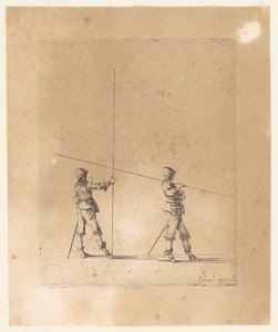 Dwóch pikiniarzy autorstwa Stefano della Bella