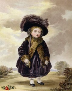 Księżniczka Wiktoria w wieku czterech lat autorstwa Stephan Poyntz Denning