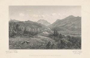 Frankonia Notch, Białe Góry autorstwa Stephen Alonzo Schoff, after George L. Brown