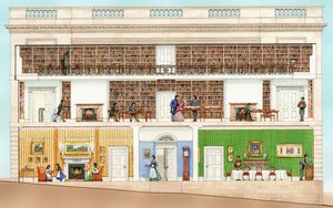 Armagh Robinson Library, Armagh, N.away001 (tusz i akwarela) autorstwa Stephen Conlin