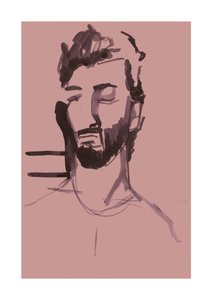 Ahmad (róża), 2023 (cyfrowy) autorstwa Stephen Dow