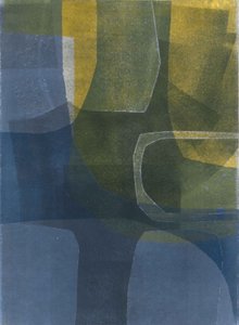 Arches Sun  Sea II, 2015 (monoprint na papierze) autorstwa Stephen Dow