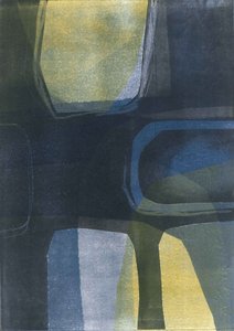 Arches Sun  Sea I, 2015 (monoprint na papierze) autorstwa Stephen Dow