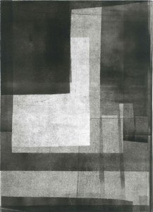 Nocturnus II, 2015 (monoprint na papierze) autorstwa Stephen Dow