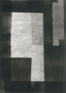 Nocturnus V, 2015 (monoprint na papierze) autorstwa Stephen Dow