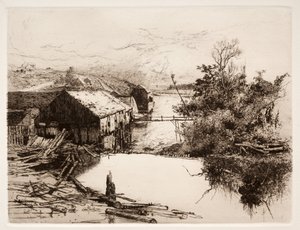 Młyny w Mispek, NB, 1884.