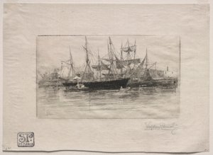 Nabrzeża naftowe Point Breeze autorstwa Stephen Parrish