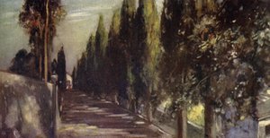 Aleja Spotkań, San Miniato (kolor lito) autorstwa Stephen Reid