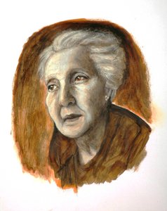 Melanie Klein, 2012 (pióro i tusz na papierze)