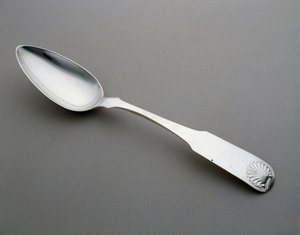 Łyżka, ok. 1828-1831 (srebrny) autorstwa Stodder and Frobisher