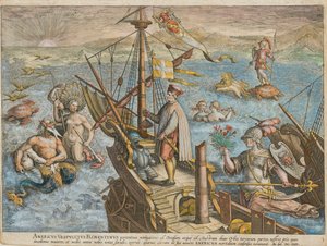 Przywrócenie Ameryki Amerigo Vespucciego, 1591.