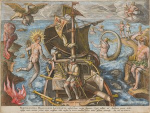 Odkrycie Ameryki portugalskiej Ferdynanda Magellana, 1591.