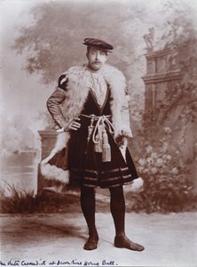 Pan Victor Cavendish, późniejszy 9. książę Devonshire, jako ambasador, po portrecie Holbeina Jeana de Dinteville, Diamentowego Balu Jubileuszowego Księżnej Devonshire w Devonshire House