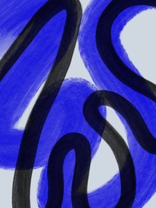 Streszczenie: Blue Motion autorstwa Studio Palette