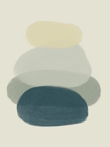 Stos spokojnych kamieni autorstwa Studio Palette
