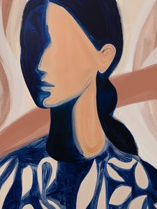 Elegancki niebieski profil autorstwa Studio Palette