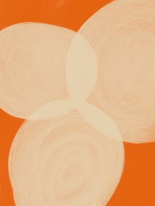 Spokojne pomarańczowe kształty autorstwa Studio Palette