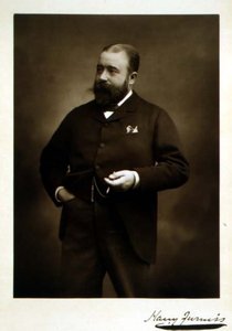 Harry Furniss (1854-1925), ilustrator i karykaturzysta, fotografia portretowa (zdjęcie czarno-białe)