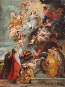 Wniebowzięcie NMP, prawdopodobnie połowa lat 20. XVII wieku. autorstwa Studio of Peter Paul Rubens