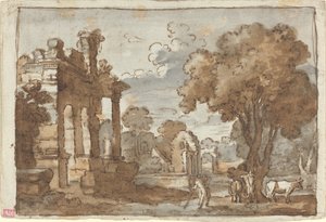 Krajobraz autorstwa Style of Claude Lorrain