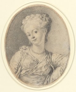 Głowa Pani autorstwa Style of Gabriel Jacques de Saint Aubin