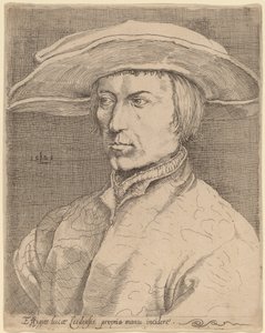 Autoportret autorstwa Style of Lucas van Leyden after Albrecht Dürer