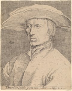 Autoportret autorstwa Style of Lucas van Leyden after Albrecht Dürer