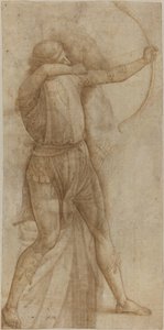 Figura łucznika [rekto] autorstwa Style of Pietro Perugino