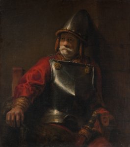 Mężczyzna w zbroi Mars.