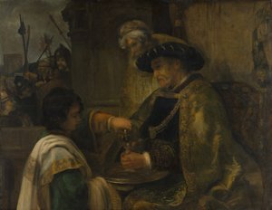 Piłat myjący ręce, prawdopodobnie lata 60. XVII wieku.