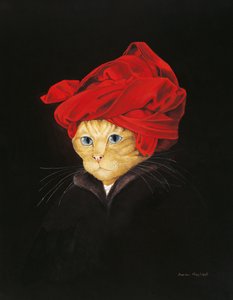 Ilustracja z Cats Galore! A Compendium of Cultured Cats (wyd. 2015)