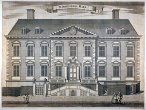 Hala handlarzy ryb, City of London, ok. 1750.