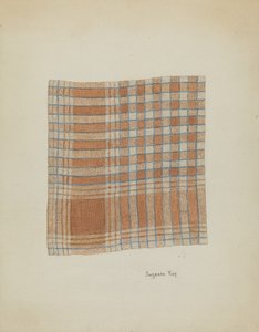 Serwetka tkana, ok. 1937.