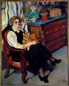 Obraz Miss Lily Walton autorstwa Marie-Clementine (Marie Clementine) Valadon, dit Suzanne Valadon (1865-1938)