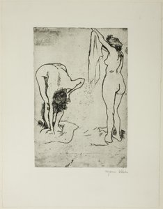 Dwie kobiety suszą się same autorstwa Suzanne Valadon