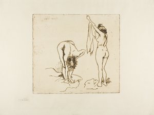 Dwie kobiety suszą się same autorstwa Suzanne Valadon