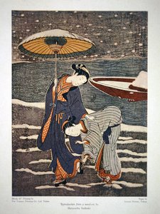 Reklama handlowa Toppan Printing Co. Ltd. Tokio autorstwa Suzuki (after) Harunobu