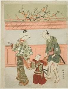 Wiosenna wycieczka autorstwa Suzuki Harunobu