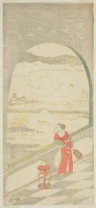 chiński poeta autorstwa Suzuki Harunobu