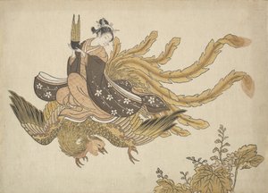 Przebrany nieśmiertelny 1766 r., ok. 1766 r. 1766. autorstwa Suzuki Harunobu