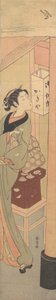 Osen z herbaciarni Kagiya, ca. 1769 r., ok. 1769 r. 1769. autorstwa Suzuki Harunobu