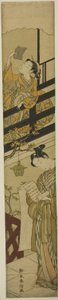 Parodia aktu VII „Magazynu Lojalnych Powierników (Chushingura)” autorstwa Suzuki Harunobu